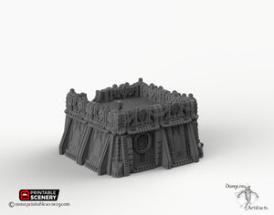 Sithic Outpost Bunker - 28mm 32mm Brave New Worlds Sithic Outpost Terrain Scatter D&D DnD