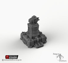 Load image into Gallery viewer, Sithic Outpost Missile Tower - 28mm 32mm Printable Scenery, Brave New Worlds, Sithic Outpost, Wargaming Tabletop