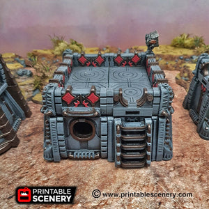 Sithic Outpost Deluxe Set - 28mm 32mm Brave New Worlds Sithic Outpost Terrain Scatter D&D DnD