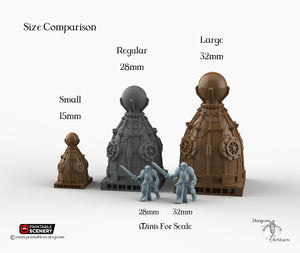 Plasma Spire - 15mm 28mm 32mm Rampage Gothic Steampunk Terrain Scatter D&D DnD