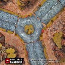 Load image into Gallery viewer, Desert Roads Deluxe Set - 15mm 20mm 28mm Brave New Worlds Dread Race Wargaming Terrain Gaslands D&amp;D, DnD