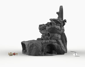 Quest Mountain - 15mm 28mm 32mm Dragon's Rest Wargaming Terrain Scatter D&D DnD