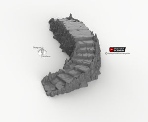 Stairway to Hell - Dwarves, Elves and Demons 15mm 28mm 32mm Wargaming Terrain D&D DnD
