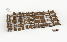 Load image into Gallery viewer, Large Piers and Docks - 28mm 32mm Dragon&#39;s Rest Wargaming Terrain Scatter D&amp;D DnD