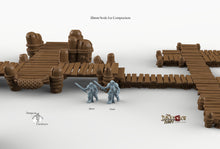 Load image into Gallery viewer, Ultimate RPG Piers and Docks Set - 28mm 32mm Dragon&#39;s Rest Wargaming Terrain Scatter D&amp;D DnD