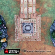 Load image into Gallery viewer, Eden Central Ruins - 15mm 28mm 32mm Brave New Worlds New Eden Terrain Scatter D&amp;D DnD