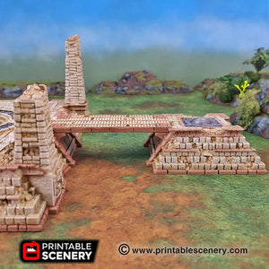 Eden Central Ruins - 15mm 28mm 32mm Brave New Worlds New Eden Terrain Scatter D&D DnD