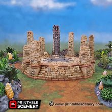 Load image into Gallery viewer, Kronos Occulus Ruins - 15mm 28mm 32mm Brave New Worlds New Eden Terrain Scatter D&amp;D DnD