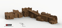 Load image into Gallery viewer, Junkfort Ramparts and Bastions - 15mm 20mm 28mm 32mm Brave New Worlds Wasteworld Terrain Scatter D&amp;D DnD
