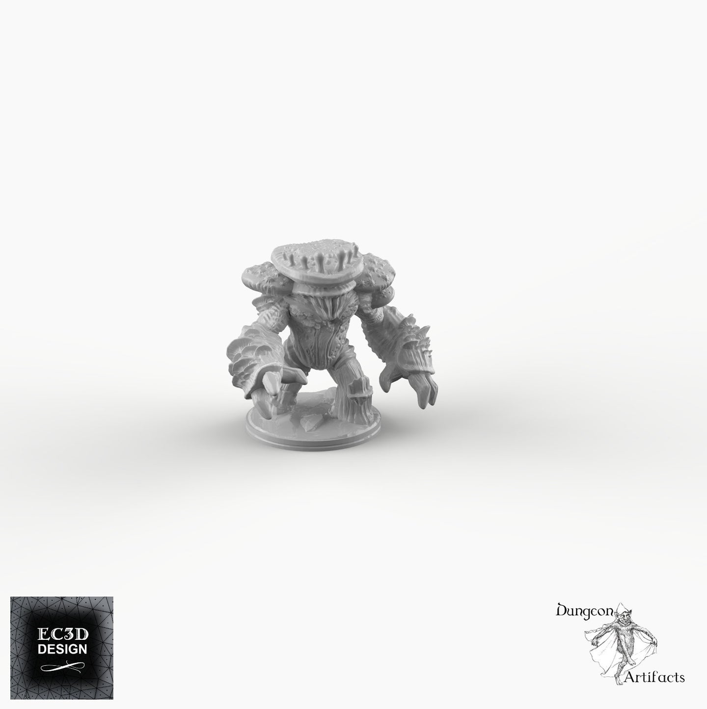 Myconid Behemoth - Fungal Behemoth EC3D Skyless Realms Wargaming Miniatures Monster D&D DnD