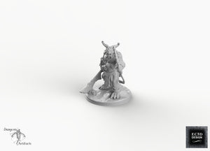 Orc-Demon Hybrid - EC3D Skyless Realms Wargaming RPG Tabletop Miniatures D&D DnD