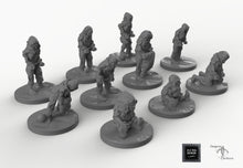 Load image into Gallery viewer, Demihuman Captives - EC3D Skyless Realms Wargaming Minis Miniatures D&amp;D DnD Demi-Human Demi Human