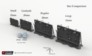 Wrecked Billboard - 15mm 20mm 28mm 32mm Terrain Scatter Brave New Worlds Wasteworld Gaslands D&D DnD