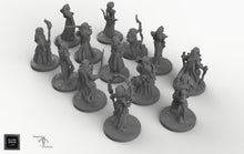 Load image into Gallery viewer, Dark Elf Miniatures Deluxe Set - Wargaming Miniatures Monsters D&amp;D DnD Drow