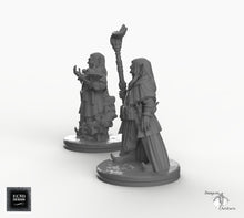 Load image into Gallery viewer, Dark Elf Wizard - EC3D Skyless Realms Wargaming Miniatures D&amp;D DnD Drow PC