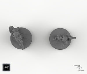 Dark Elf Scout - EC3D Skyless Realms Wargaming Miniatures D&D DnD