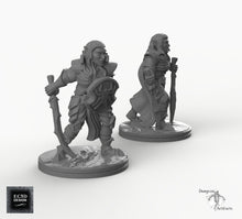 Load image into Gallery viewer, Dark Elf Warrior - EC3D Skyless Realms Wargaming Miniatures D&amp;D DnD
