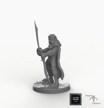 Load image into Gallery viewer, Dark Elf Weapon Master - EC3D Skyless Realms Wargaming Miniatures D&amp;D DnD
