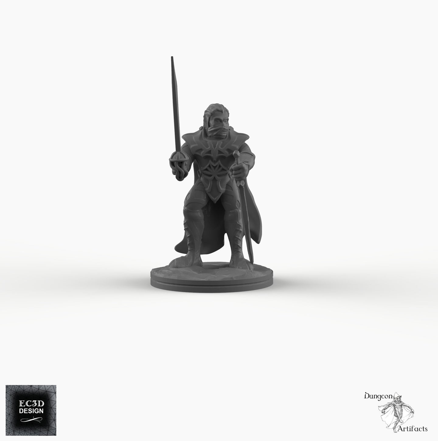 Dark Elf Weapon Master - EC3D Skyless Realms Wargaming Miniatures D&D DnD