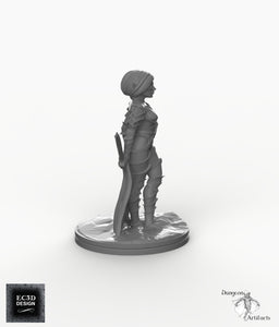 Dark Elf Assassin - EC3D Skyless Realms Wargaming Miniatures D&D DnD Drow PC