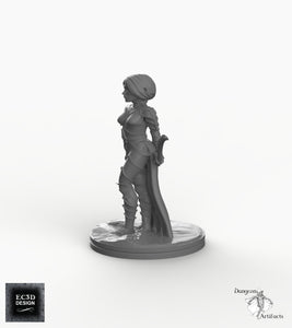 Dark Elf Assassin - EC3D Skyless Realms Wargaming Miniatures D&D DnD Drow PC