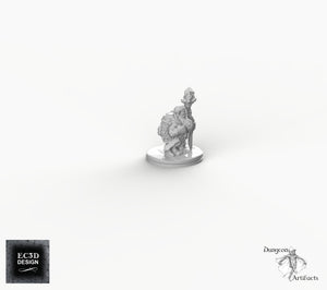 Deep Gnome Merchant - EC3D Skyless Realms Wargaming Miniatures D&D DnD Svirfneblin