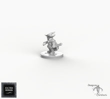 Load image into Gallery viewer, Deep Gnome Rogue - EC3D Skyless Realms Wargaming Miniatures D&amp;D DnD Svirfneblin