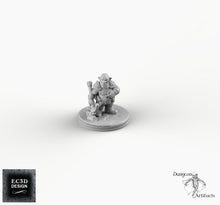 Load image into Gallery viewer, Deep Gnome Miner - EC3D Skyless Realms Wargaming Miniatures D&amp;D DnD Svirfneblin