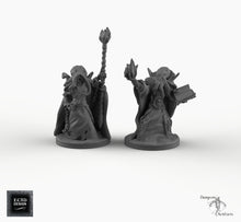 Load image into Gallery viewer, Mind Flayers - Mind Horror Warlock - Psyche Flaying Priests EC3D Skyless Realms Wargaming Miniatures D&amp;D DnD