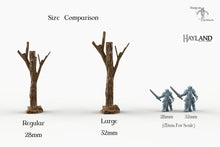 Load image into Gallery viewer, Wasteland Trees - 28mm 32mm Wargaming Terrain D&amp;D DnD