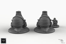 Load image into Gallery viewer, Snail-Riding Gnome Set - Snail Mount - 28mm 32mm EC3D Skyless Realms Wargaming Miniatures Monster D&amp;D DnD