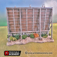 Load image into Gallery viewer, Regular Billboard - 15mm 20mm 28mm 32mm Terrain Scatter Brave New Worlds Wasteworld Gaslands D&amp;D DnD