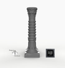 Load image into Gallery viewer, Desert Columns - Egyptian Columns 15mm 28mm 32mm 42mm Empire of Scorching Sands Wargaming Terrain D&amp;D DnD