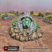 Load image into Gallery viewer, UFO Crash - 15mm 28mm 32mm Brave New Worlds New Eden Sanctuary-17 Terrain Scatter D&amp;D DnD