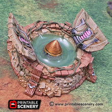 Load image into Gallery viewer, Overgrown Ancient Missile Silo - 15mm 28mm 32mm Brave New Worlds New Eden Terrain Scatter D&amp;D DnD