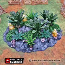 Load image into Gallery viewer, Alien Jungle Clusters - 28mm 32mm Brave New Worlds New Eden Terrain Scatter D&amp;D DnD