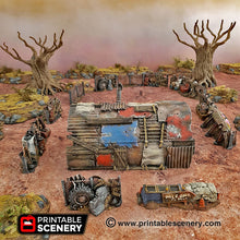 Load image into Gallery viewer, Isolation Bunker - 15mm 28mm 20mm 32mm Brave New Worlds Wasteworld Gaslands Terrain Scatter D&amp;D DnD