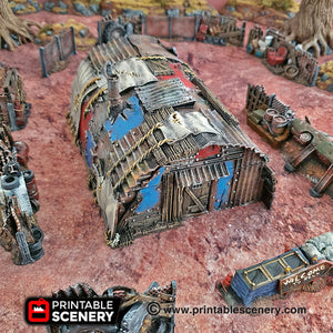 Isolation Bunker - 15mm 28mm 20mm 32mm Brave New Worlds Wasteworld Gaslands Terrain Scatter D&D DnD