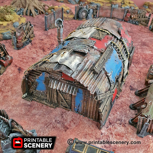 Isolation Bunker - 15mm 28mm 20mm 32mm Brave New Worlds Wasteworld Gaslands Terrain Scatter D&D DnD