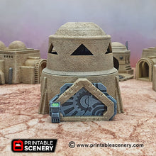 Load image into Gallery viewer, Sci-Fi Watchtower - 15mm 28mm 32mm Brave New Worlds Sanctuary-17 Terrain Scatter D&amp;D DnD