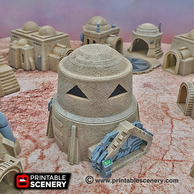 Sci-Fi Watchtower - 15mm 28mm 32mm Brave New Worlds Sanctuary-17 Terrain Scatter D&D DnD