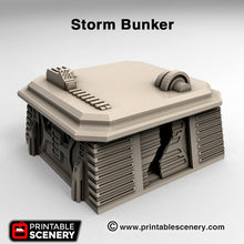 Load image into Gallery viewer, Sci-Fi Storm Bunker - 15mm 28mm 32mm Brave New Worlds Sanctuary-17 Terrain Scatter D&amp;D DnD