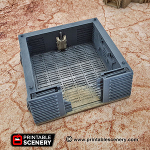 Sci-Fi Storm Bunker - 15mm 28mm 32mm Brave New Worlds Sanctuary-17 Terrain Scatter D&D DnD