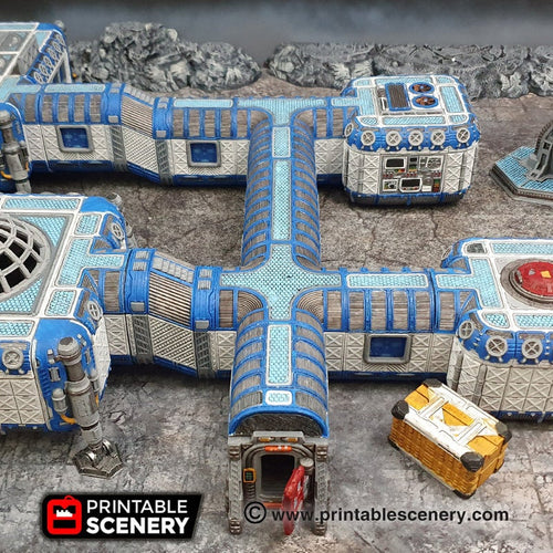 Connecting Corridors - 28mm 32mm Brave New Worlds Sanctuary 17 Terrain Scatter D&D DnD
