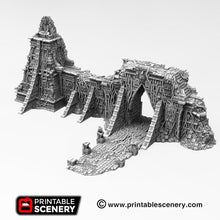 Load image into Gallery viewer, Ruined Walls of Eden - 15mm 20mm 28mm 32mm Brave New Worlds New Eden Terrain Scatter D&amp;D DnD