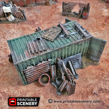 Load image into Gallery viewer, Junkfort Foot Entrance - 15mm 28mm 20mm 32mm Brave New Worlds Wasteworld Gaslands Terrain Scatter D&amp;D DnD