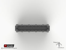Load image into Gallery viewer, Sithic Fortified Walls Extension - 15mm 28mm 20mm 32mm Brave New Worlds Sithic Outpost Terrain Scatter D&amp;D DnD