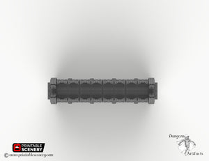 Sithic Fortified Walls Extension - 15mm 28mm 20mm 32mm Brave New Worlds Sithic Outpost Terrain Scatter D&D DnD