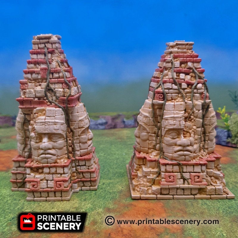 Vigilant Monuments - 15mm 28mm 32mm Brave New Worlds New Eden Terrain Scatter D&D DnD