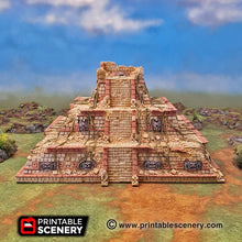 Load image into Gallery viewer, Pyramid of New Eden - 15mm 28mm 32mm Kukulkan Brave New Worlds New Eden Terrain Scatter D&amp;D DnD